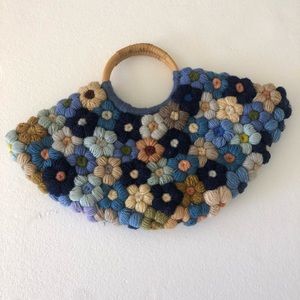 Cute wool handbag